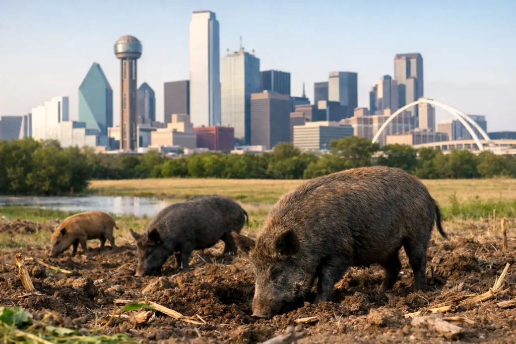Feral Hogs and the Damage They Cause in DFW