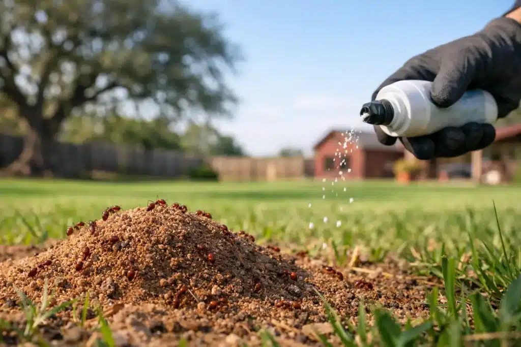 Fire Ant Control That Protects Your Texas Yard