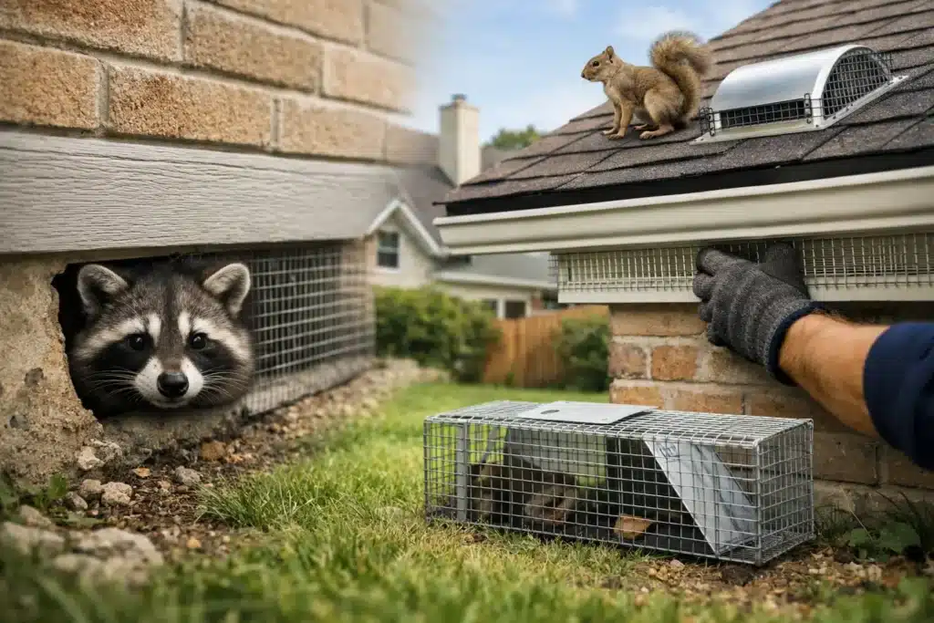 Wildlife Exclusion That Protects DFW Homes