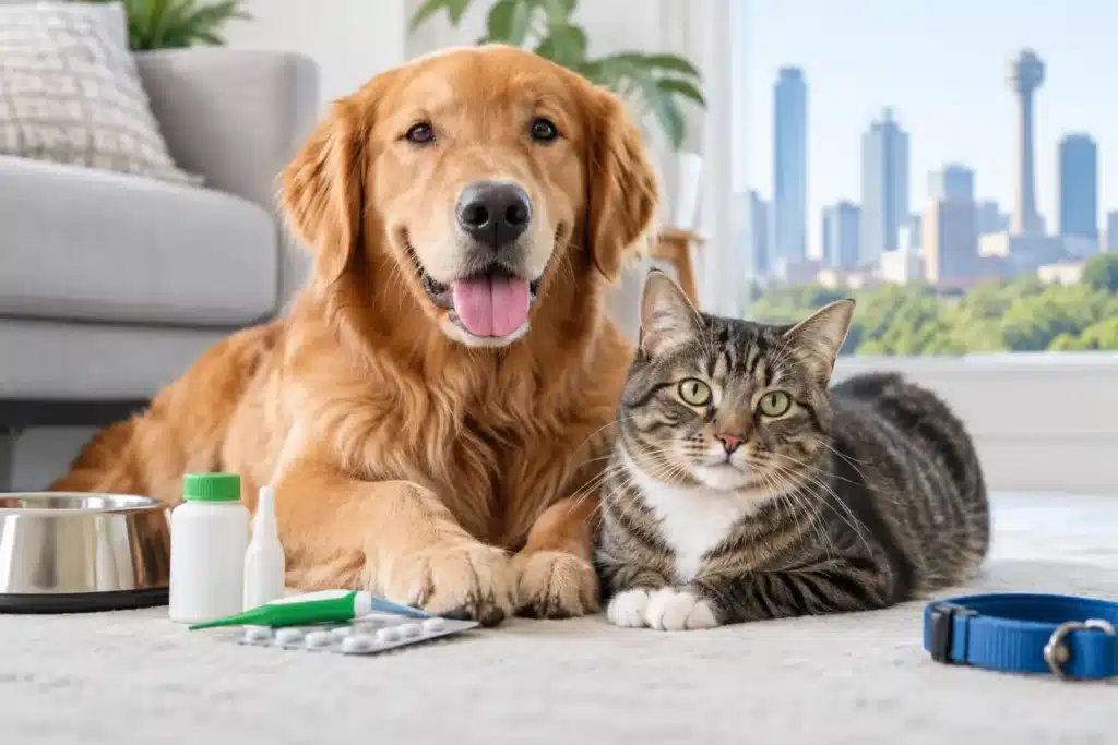 Best Pet Safe Flea Treatments for DFW Homes