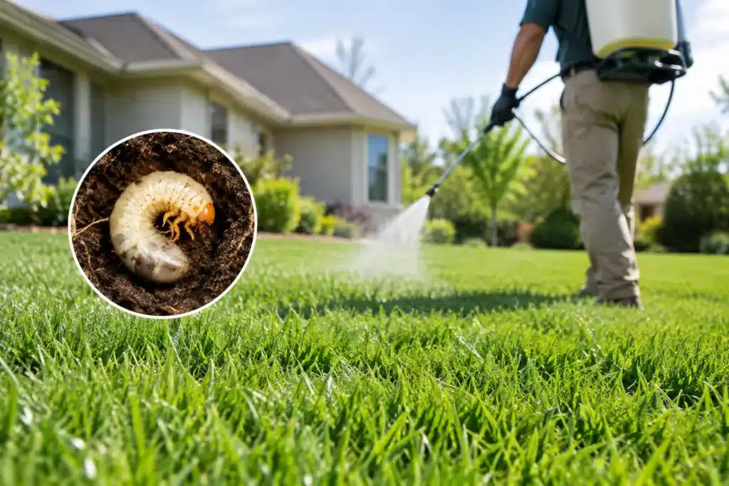 Grub Control Lawn Treatment for Healthier Texas Grass