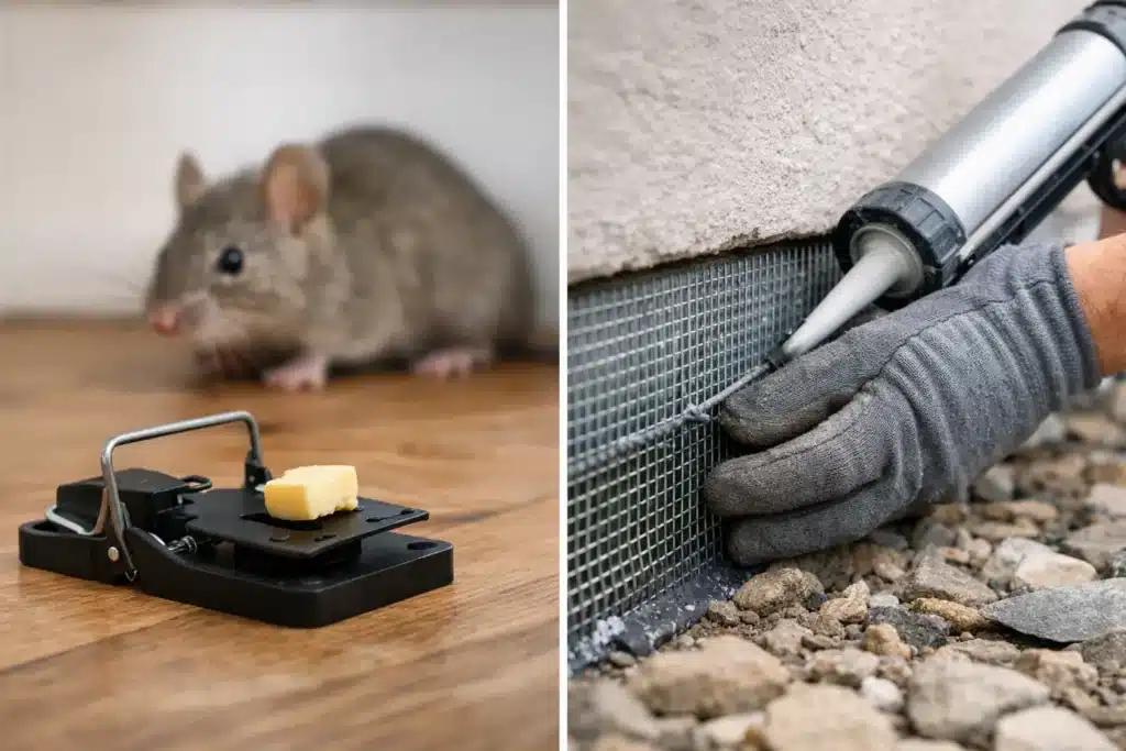 Trapping Versus Exclusion for Lasting Rodent Control